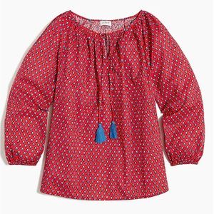 NWT JCrew Factory shirt in gorgeous print - XS